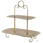 Rectangular Gold Display Stand