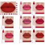 Velvet Matte Lipstick Set 15 Colors Long-Lasting Non-Stick Cup Waterproof Moisturizing Lip Gloss Fashion Classic Shades For Daily & Date Perfect Women's Gift