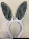 Grey Bunny Ears Alice Bands