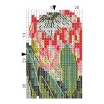 Leather Luggage Tag Protea