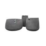 Bios Japi Planter Black Slate - Low