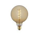 Synerji LED Filament Round Amber Dimmable Es G125 4W