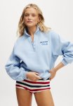 Cotton On Lightweight Fleece Graphoc Polo - Windsurfer resort Club