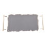 Mould - Epoxy Resin _silicone Rectangle Frilly Tray 31.5CM X 17 5CM