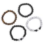 4-PACK Assorted Bead Wristwear