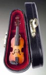 Pin Violin W Instrument Case Musical Gift New