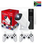S40 Max 2-IN-1 Game & Streaming Projector Home Theater + Gaming Console + Pre-loaded Apps