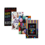 Assorted Bright And Funky Birthday Cards & Envelopes - Set Of 4