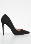 LOU22 Barely There Court Heel - Black