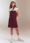 Cotton Jersey Strappy Dress - Red Multi