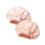 2 Pieces Shower Cap Waterproof Adjustable Shower Hair Cap