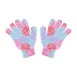 Bathmate Bath Gloves - Pink Light Blue Mint Green
