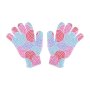 Bathmate Bath Gloves - Pink / Light Blue / Mint Green
