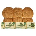 Pnp White Seeded Burger Buns 6S
