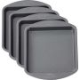 Wilton 4PC Easy Layers 6X6 Square Cake Baking Tin Oven Pan Icing Decorating