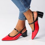 Madison Pally Heel - Red Black - 8
