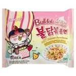 Buldak Cream Carbonara Hot Chicken Flavoured Ramen Noodles 140G