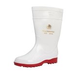 Bata Ladies Gumboots Elegant White & Red Size 3 B592152703