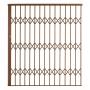 Alu-glide Security Gate Type 18 1800 W X1950-2150 H Bronze Xpanda