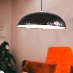 Oval Ebon Pendant Light
