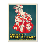 Anisette Marie Brizard 1928 Art Print - A0