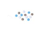 Pompom Garland Blue
