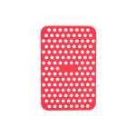 Silicone Air Fry Liner Rectangle 20CM Red
