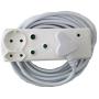 Alphacell 4-WAY Multiplug With 5-METRE Extension