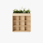 Fin Bookshelf Planter