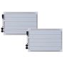 2-PACK Lined Portable White Board