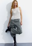 Twill Cargo Trousers - Green