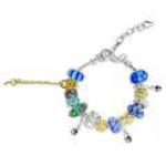 DESTINY Zara Bracelet With Swarovski Crystals - Blue