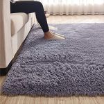 Fluffy Shaggy Rug/carpet - Dark Grey