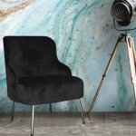 Elegancia Sofa Chair Silver Frame