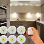 1SET Cordless Cob LED Punk Floodlight - Remote Control Magnetic Stick-on Emergency Luminaires For Household Use Battery-powered