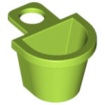 Parts Container D-basket 4523 - Lime