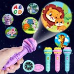 32 Patterns 4 Cards/a Flashlight Flashlight Glow Toys Cognition Dinosaur Animal Marine Multi-digital Fruit Multiple Patterns Pro