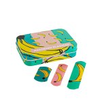 Big Blue Novelty Plaster Tins Assorted Designs - Bananas