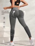 Women's High-waisted Yoga Pants Seamless Sports Leggings Breathable Quick-dry Peach Lift Workout Tights Tummy Control Fitness Ac