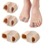 1PC Comfortable Toe Separator For Men & Women - Dual-hole Breathable Fabric Ideal For Overlapping Toes & Foot Comfort Support