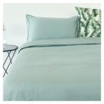 200TC Sage Piped Duvet Cover Set