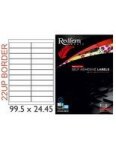 L22UPB Multi-purpose Inkjet-laser Labels 99.5MM X 24.45 Mm 100 Pack