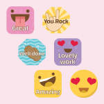 Emoji Merit Labels - English