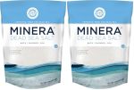 Minera Fine Grain Dead Sea Salt For Bath & Soaking 2 Lbs Fast-dissolving 100% Pure & Natural Unscented Skin-nourishing Sea Salt