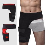 1PC Hip Support For Sciatic Relief Fitness Groin Support Bandage Hip Belt Weight Lifting Sports Protective Gear For Thigh Strain