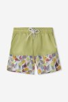BOYS Cuba Pool Shorts - 10 Chartreuse