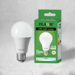 Flash LED A60 12W Opal E27 6000K E XLED-A60012 12E26