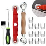 Screen Repair Spline Tool Anglecai 14PCS Screen Repair Kit 2PCS Screen Rolling Tool With Bearing Spline Tools screen Spline Remo