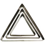 Steel Triangle Cutter Small To Large Set 3PC