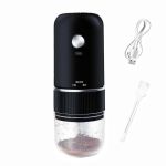 Portable Electric Burr Coffee Grinder Rechargeable Coffee Bean Grinder